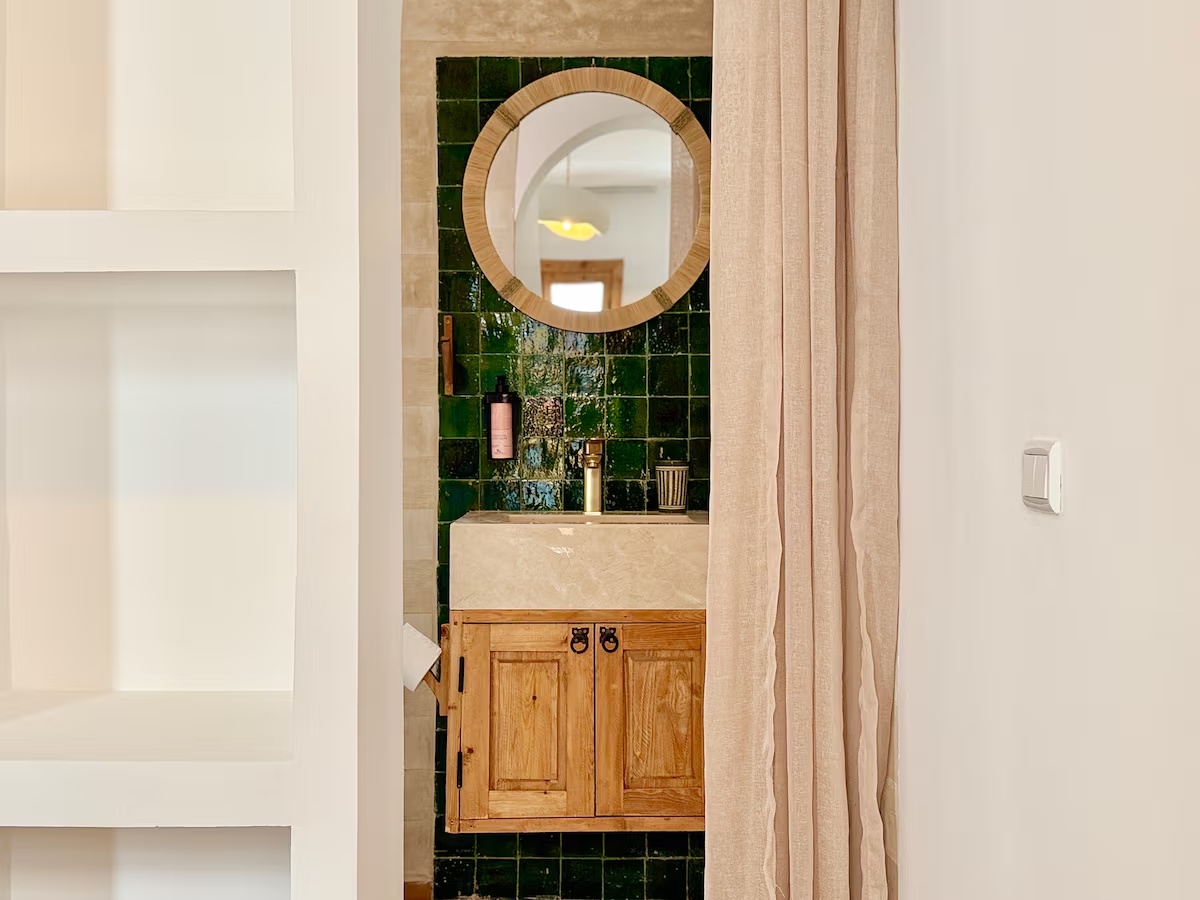 Salle de bain privative de la Chambre Olive